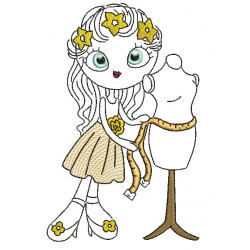 Stickdatei - Sewing Girl 2